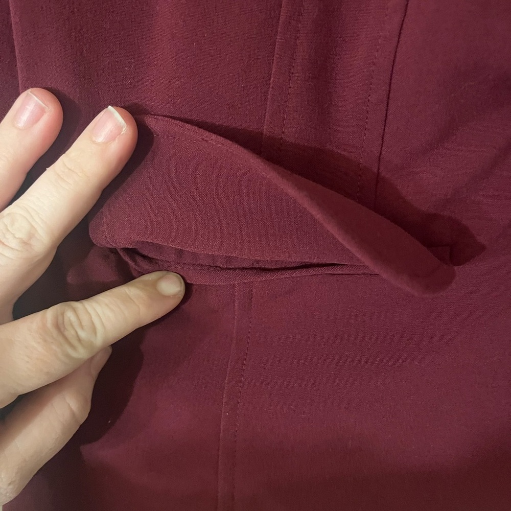 BCX Deep Burgundy Women's Blazer - Picture 6 of 8